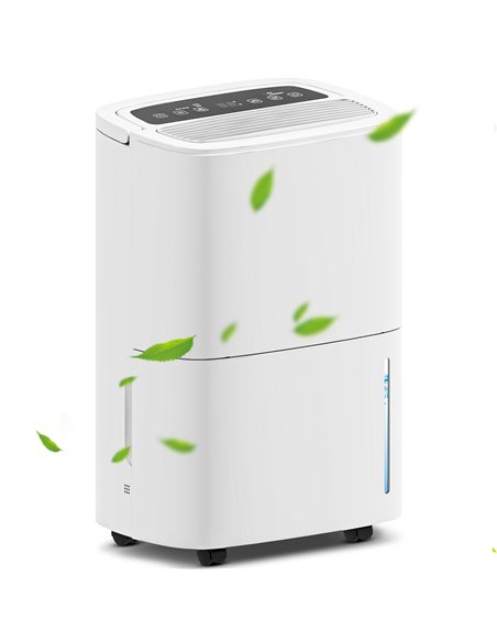 HOMCOM 20L Dehumidifier, with Touch Control - White