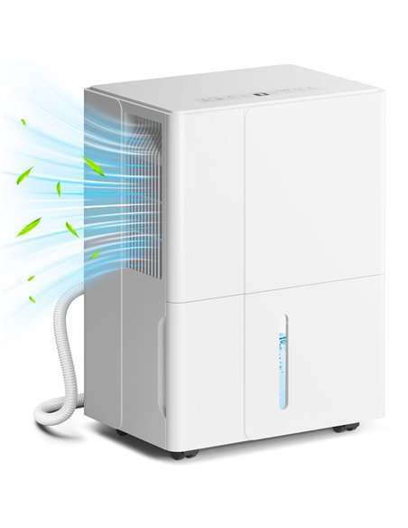 HOMCOM 30L Clothes Dryer Dehumidifier - White