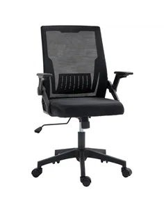 Vinsetto Office Chair, with Lumbar Support - Black