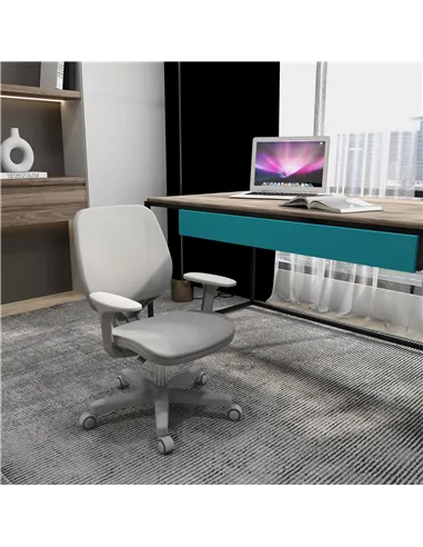 Vinsetto 44-56cm Mesh Back Office Chair - Grey