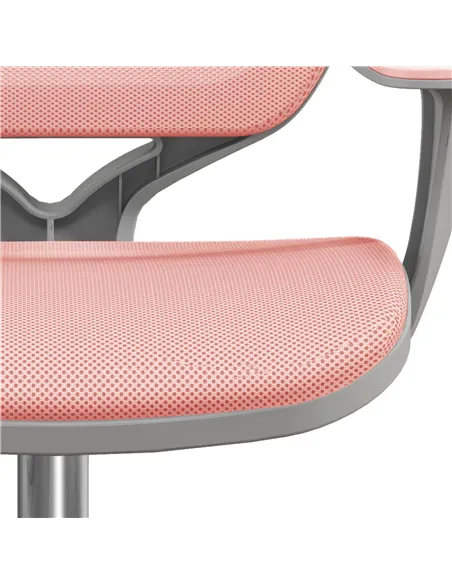 Vinsetto 44-56cm Mesh Back Office Chair - Pink