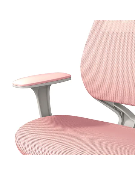 Vinsetto 44-56cm Mesh Back Office Chair - Pink