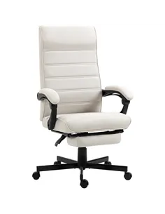 Vinsetto Office Chair, Computer Desk Chair, Fabric Swivel Chair with Adjustable Height and Rolling Wheels for Home Office Work S