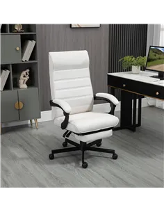 Vinsetto Office Chair, Computer Desk Chair, Fabric Swivel Chair with Adjustable Height and Rolling Wheels for Home Office Work S 2