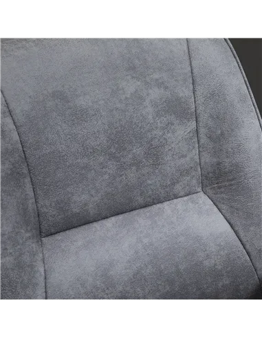 Vinsetto Swivel Computer Office Chair Mid Back Desk Chair for Home Study Bedroom, Light Grey