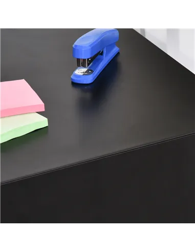 Vinsetto Lockable Cabinet, Rolling Filing Cabinet with 3 Drawers, Steel Office Drawer Unit for A4, Letter, Legal Sized Files