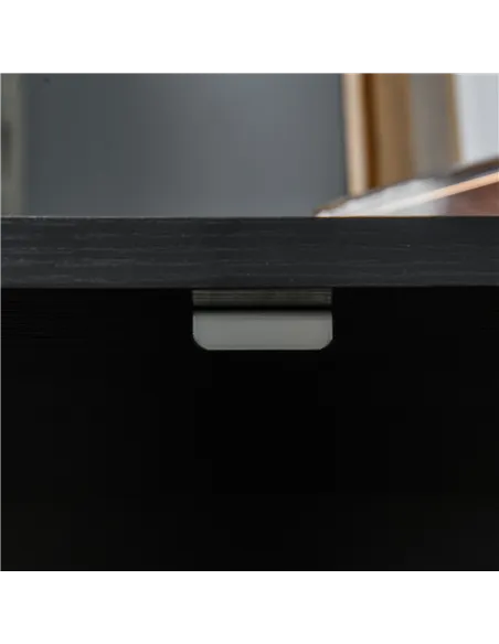Vinsetto Two-Tier Locking Office Storage Cabinet - Black