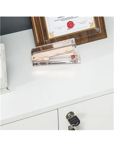 Vinsetto Two-Tier Locking Office Storage Cabinet - White