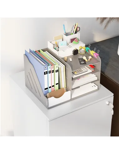 Vinsetto 2-Drawer Vertical Filing Cabinet with Lock and 5 Wheels, Steel Mobile File Cabinet, for A4, Legal and Letter Size, Pre-