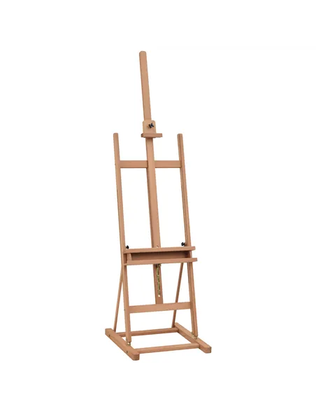 Vinsetto Wooden Easel Stand H-Frame Artist Easel with 171-230cm Adjustable Height and 0-80° Working Angles Beech Wood Art Easel 