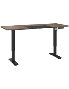 Vinsetto 72-116cm Adjustable Electric Standing Desk, with LED Display - Black