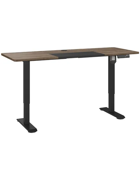 Vinsetto 72-116cm Adjustable Electric Standing Desk, with LED Display - Black