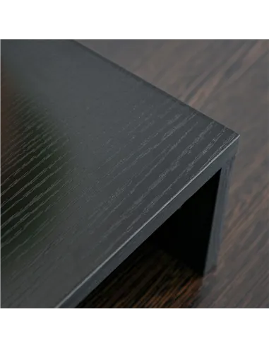 Vinsetto Dual Monitor Stand Riser with Adjustable Length and Angle, Screen Riser for Laptop, Computer, PC, Printer, TV, Black