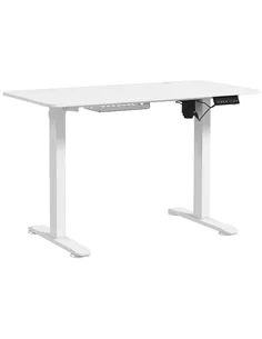 Vinsetto 72-116cm Adjustable Electric Standing Desk, 120 x 60cm Tabletop - White