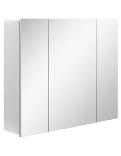 kleankin Wall Mounted Mirror Cabinet - White