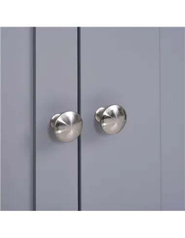 kleankin 75x60cm Freestanding Bathroom Storage Cabinet Unit w/ 2 Drawers Cupboard Adjustable Shelf Metal Handles Traditional Sty