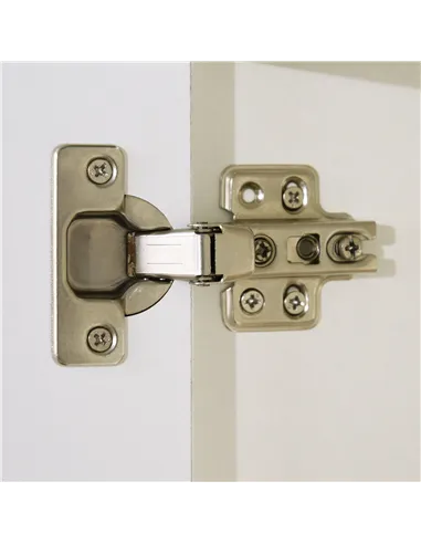 kleankin Tall Bathroom Cabinet with Adjustable Shelves, 5-Tier Modern Freestanding Tallboy with Storage Cabinets, White