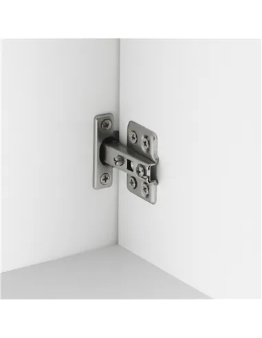 kleankin Bathroom Mirror Cabinet Under Sink Storage Cabinet Basin Cupboard with 2 Doors and Gold Steel Legs