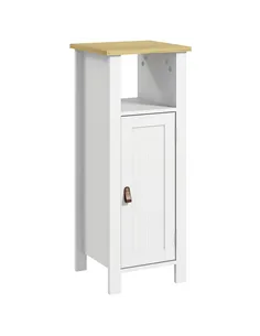 kleankin Slim Bathroom Storage Cabinet - White