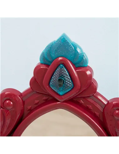 AIYAPLAY 31 Piece Kids Dressing Playset, with Magical Princess Mirror, Light and Sound - Pink and Blue