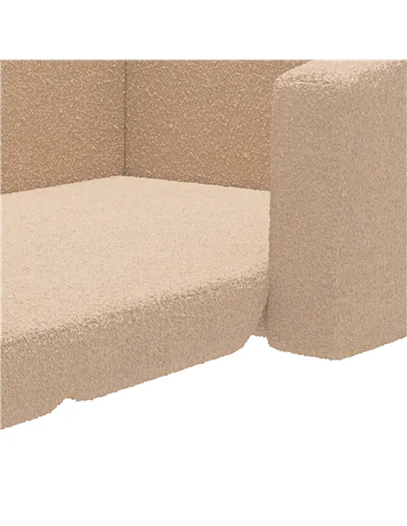 AIYAPLAY 2 in 1 Kids Armchair, Foldable Recliner for 1.5-3 Years Old, Khaki