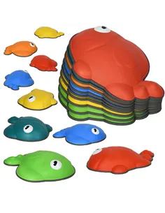 AIYAPLAY 9 Pcs Balance Stepping Stones Kids for Sensory with Non-slip Edge, Stackable Outdoor Indoor Obstacle Course