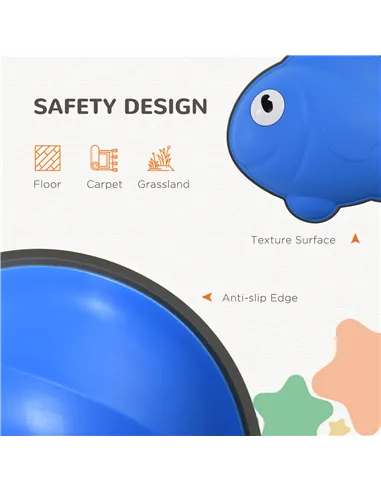 AIYAPLAY 9 Pcs Balance Stepping Stones Kids for Sensory with Non-slip Edge, Stackable Outdoor Indoor Obstacle Course