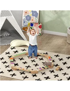 AIYAPLAY Wooden Balance Beam for Kids, Balance, Coordination, Agility 2