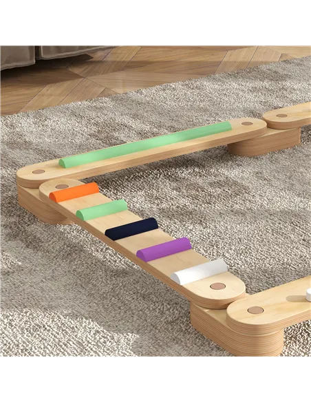 AIYAPLAY Wooden Balance Beam for Kids, Balance, Coordination, Agility