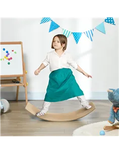 AIYAPLAY Wooden Balance Board for Children 3-8 Years Old, Natural Tone 2