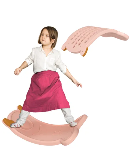 AIYAPLAY Balance Board for Kids Balance Training & Sensory Play, Pink