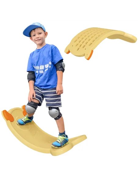 AIYAPLAY Balance Board for Kids Balance Training & Sensory Play, Yellow
