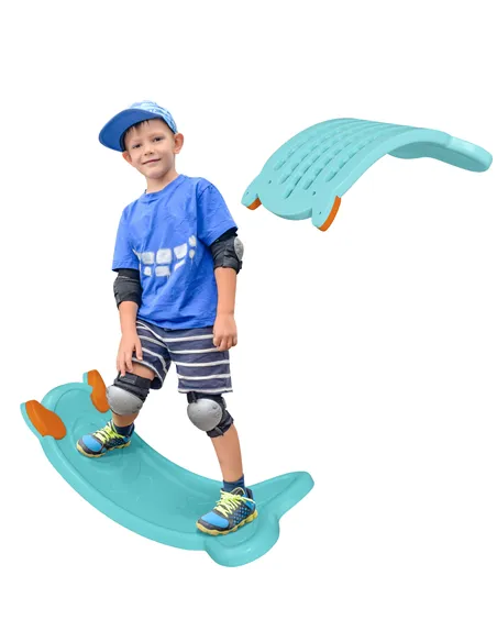 AIYAPLAY Balance Board for Kids Balance Training & Sensory Play, Light Blue