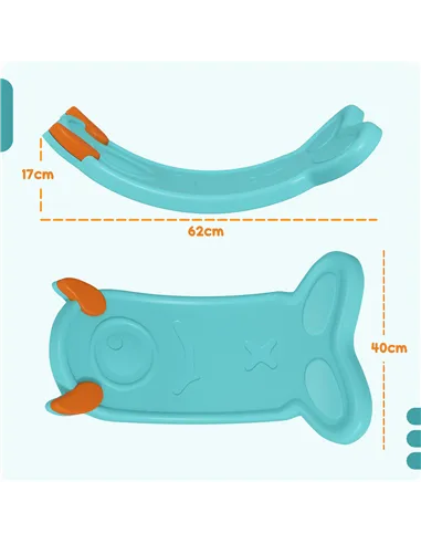 AIYAPLAY Balance Board for Kids Balance Training & Sensory Play, Light Blue