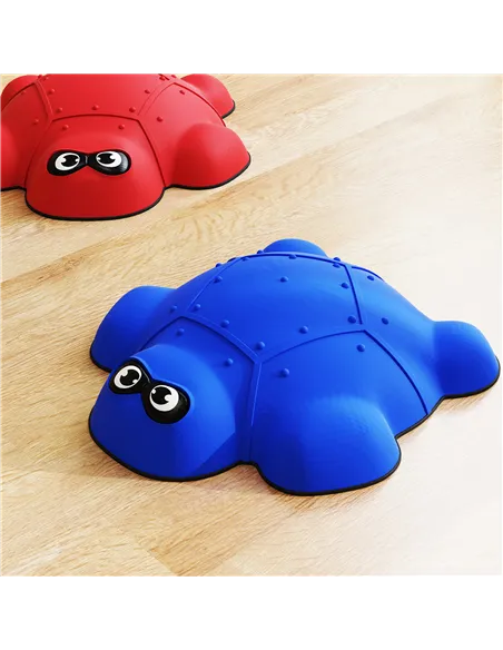 AIYAPLAY 6-Piece Balance Stepping Stones with Non-Slip Edge, Indoor Outdoor Obstacle Courses for Ages 3-8 Years, Multicoloured