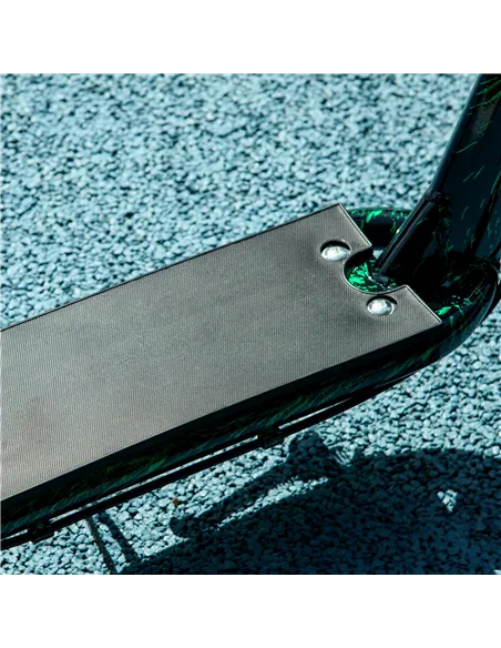 AIYAPLAY Kids Scooter with Adjustable Handlebar, Children's Kick Scooter with Non-slip Footplate, Rear Brake, Kickstand, Green