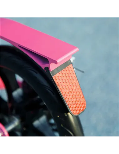 AIYAPLAY Kids Scooter with Four-Level Adjustable Handlebar, Dual Brake System, 200mm Wheels, ABEC-7 Bearings, Pink