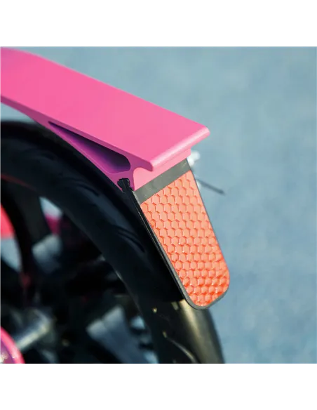 AIYAPLAY Kids Scooter with Four-Level Adjustable Handlebar, Dual Brake System, 200mm Wheels, ABEC-7 Bearings, Pink