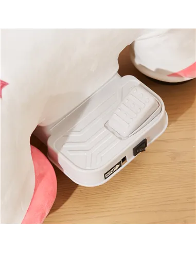 AIYAPLAY 6V Electric Ride on Unicorn, Battery Powered Kids Ride on Animal Toy with Music, Forward Control, for Ages 18-36 Months