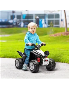 AIYAPLAY Honda Licensed Kids Electric Quad Bike, 6V ATV Ride On for Ages 1.5-3 Years, Black 2