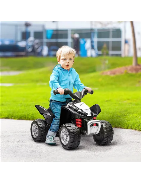 AIYAPLAY Honda Licensed Kids Electric Quad Bike, 6V ATV Ride On for Ages 1.5-3 Years, Black