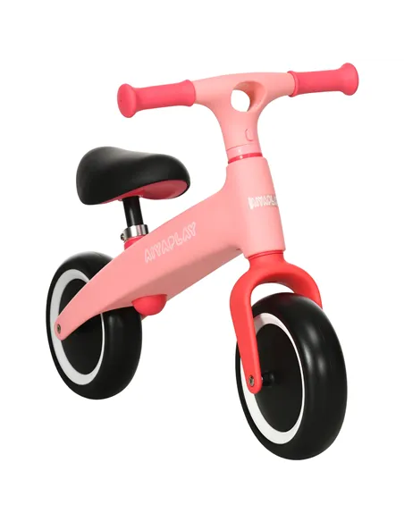 AIYAPLAY Baby Balance Bike, with Adjustable Seat, for 1.5-3 Years - Pink