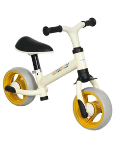 AIYAPLAY 8" Balance Bike, Lightweight Training Bike for Children, with Adjustable Seat, EVA Wheels, Easy installation - Orange