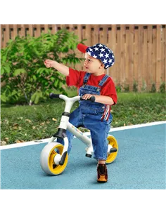 AIYAPLAY 8" Balance Bike, Lightweight Training Bike for Children, with Adjustable Seat, EVA Wheels, Easy installation - Orange 2