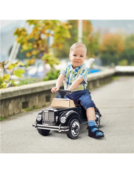 AIYAPLAY Foot to Floor Ride on Sliding Car Mercedes-Benz 300S Licensed for 18-48 months