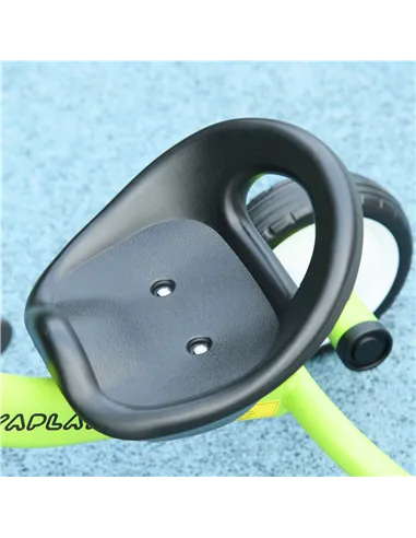 AIYAPLAY Kids Trike, Tricycle, with Adjustable Seat, Basket, Bell, for Ages 2-5 Years - Green