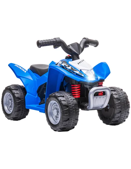 AIYAPLAY Honda Licensed Kids Electric Quad Bike, 6V ATV Ride On for Ages 1.5-3 Years, Blue