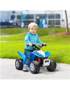 AIYAPLAY Honda Licensed Kids Electric Quad Bike, 6V ATV Ride On for Ages 1.5-3 Years, Blue 2