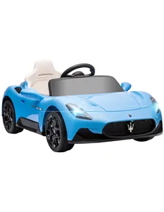AIYAPLAY Maserati MC20 Licensed 12V Kids Electric Ride on Car with Remote Control, Spring Suspension, Blue