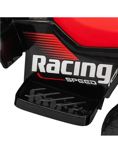 AIYAPLAY 6V Electric Quad Bike for Kids, Ride On ATV w/ Forward/Reverse, Headlights, for Ages 18-36 Months, Black